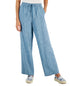 Charter Club Linen Drawstring Waist Pants